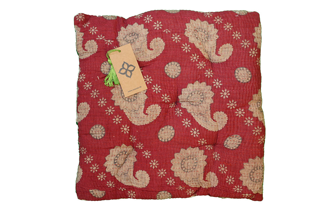 Kantha vintage chair pad 40*40 cm cotton