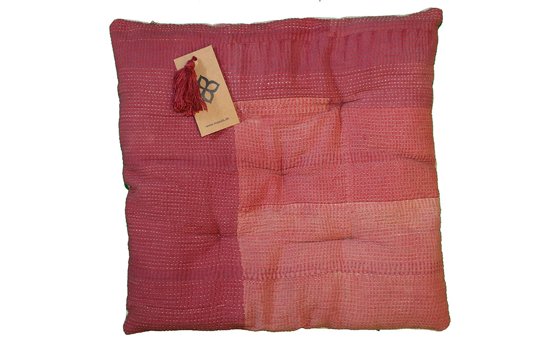 Kantha vintage chair pad 40*40 cm cotton