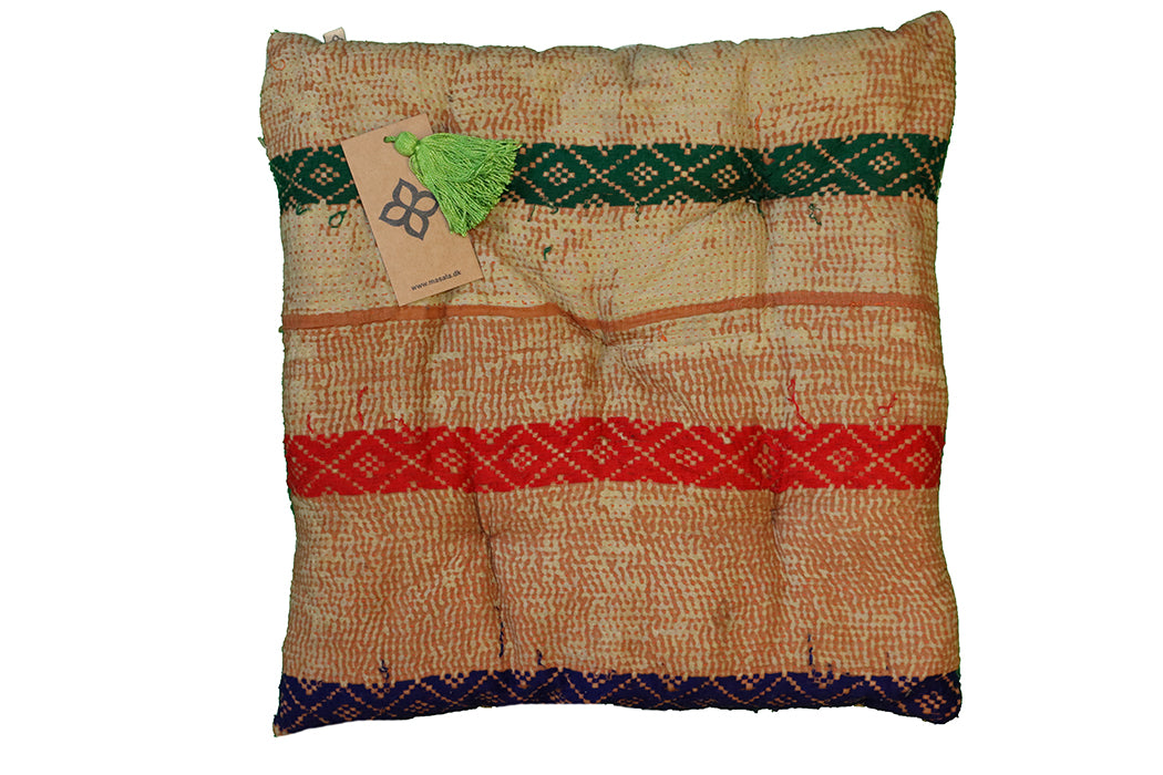Kantha vintage chair pad 40*40 cm cotton