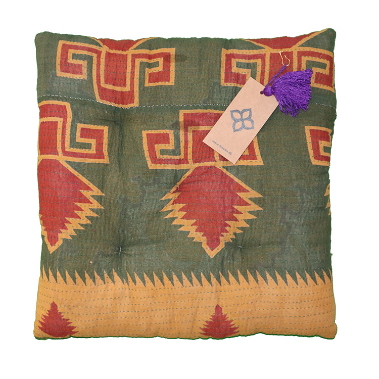 Kantha vintage chair pad 40*40 cm cotton