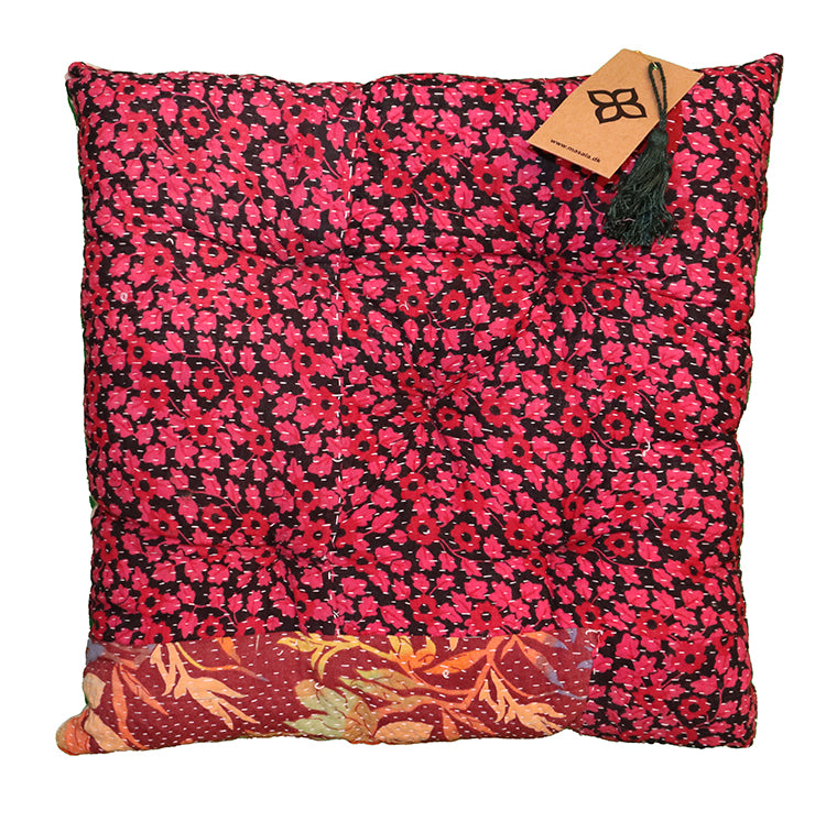 Kantha Vintage Kissen 40*40 cm Baumwolle