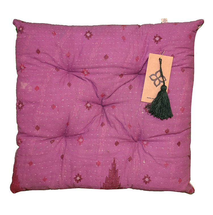 Kantha Vintage Kissen 40*40 cm Baumwolle