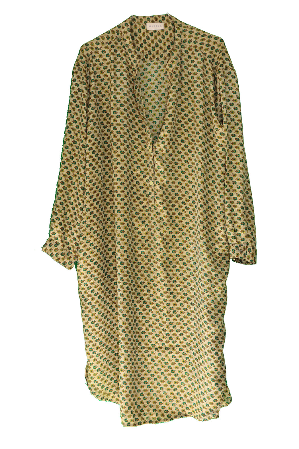 Bondi silkeskjorte - Recycled Vintage Sari | MASALA