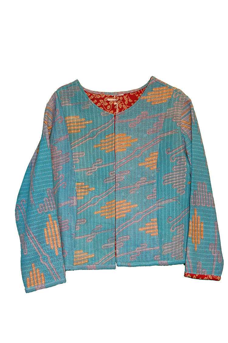 Anna kantha quilt jacket cotton