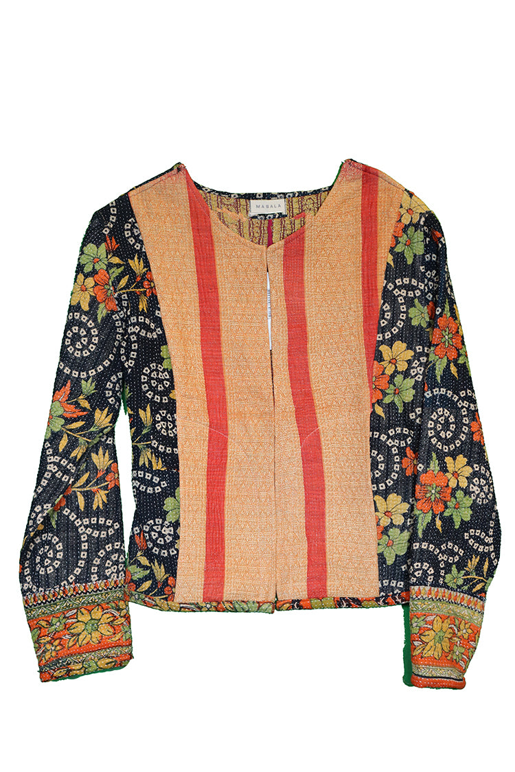 Anna kantha quilt jacket cotton