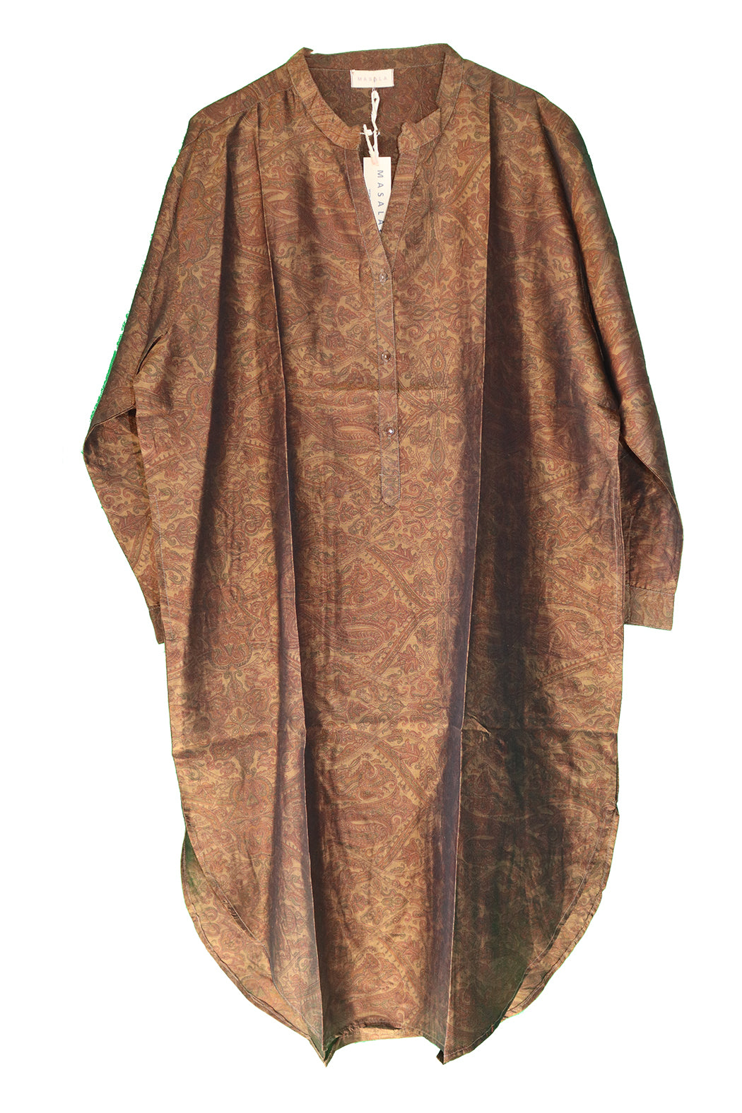 Bondi silkeskjorte - Recycled Vintage Sari | MASALA