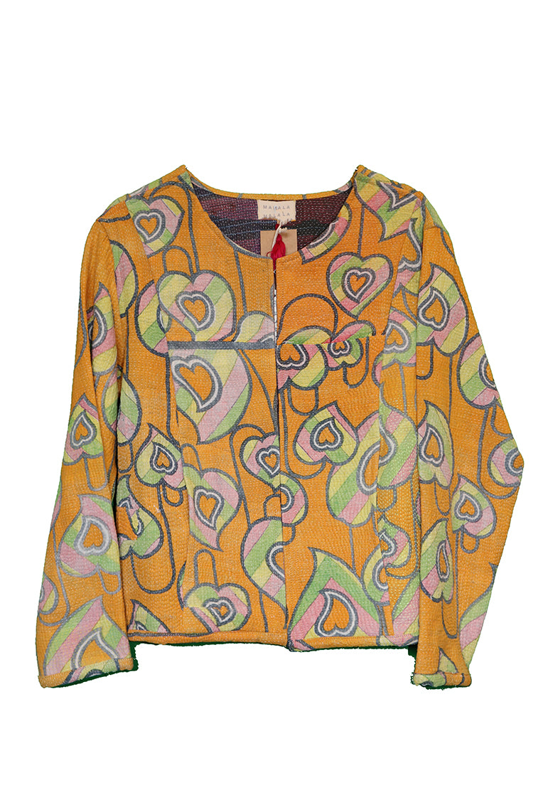 Anna kantha quilt jacket cotton
