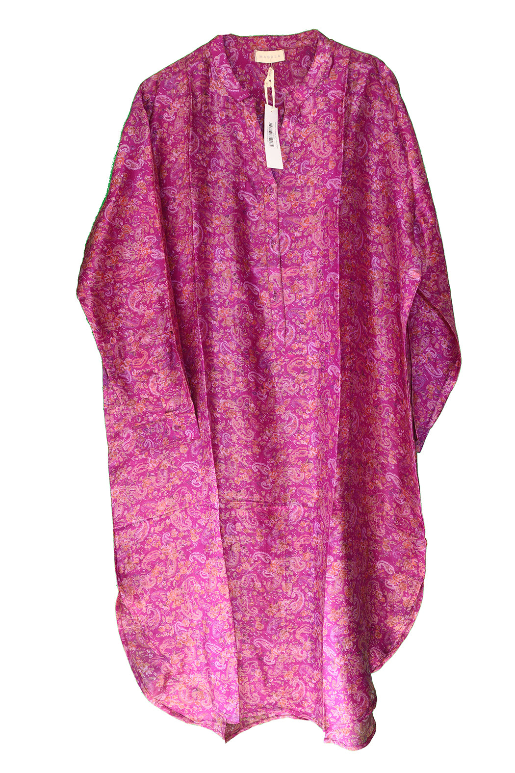 Bondi silkeskjorte - Recycled Vintage Sari | MASALA