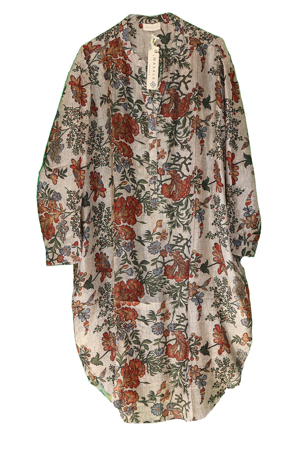 Bondi silkeskjorte - Recycled Vintage Sari | MASALA