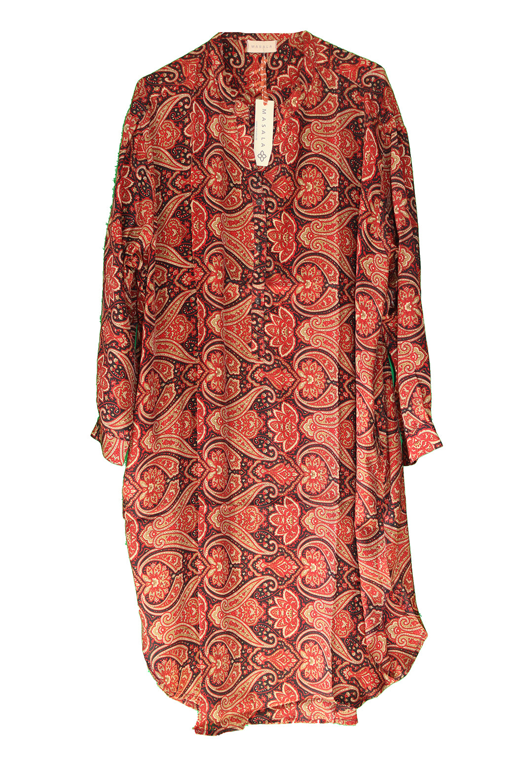 Bondi Vintage Sari-Seidenhemd