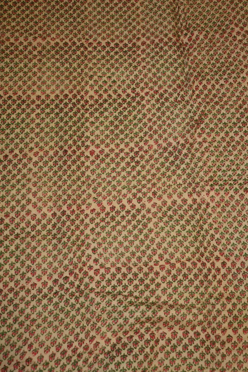 Gesteppte Decke mit Blockdruckmuster, 150 x 220 cm, blau, Baumwolle