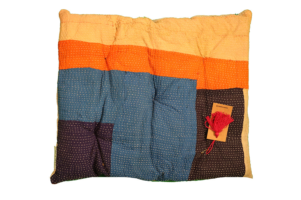 Kantha vintage hynde – Recycled Bomuld | 45x55 cm | MASALA