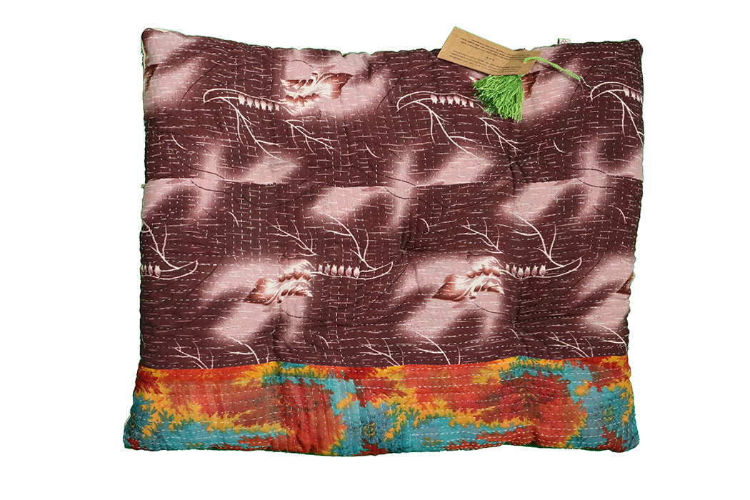 Kantha vintage hynde – Recycled Bomuld | 45x55 cm | MASALA