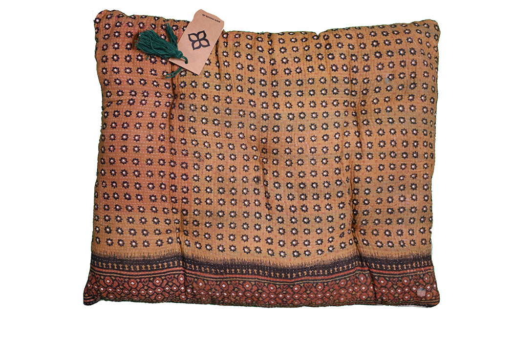 Kantha vintage hynde – Recycled Bomuld | 45x55 cm | MASALA