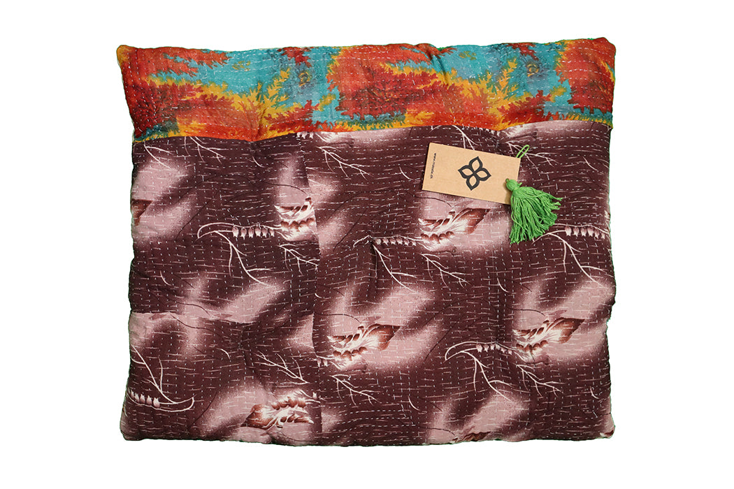 Kantha vintage hynde – Recycled Bomuld | 45x55 cm | MASALA