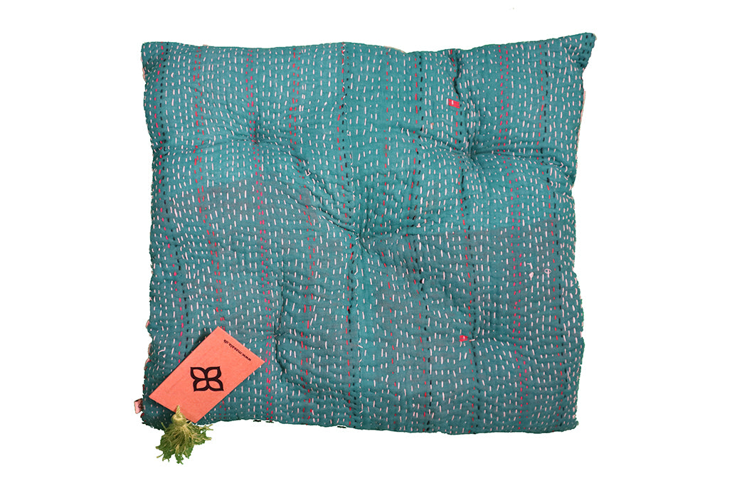 Kantha Vintage Kissen 40*40 cm Baumwolle