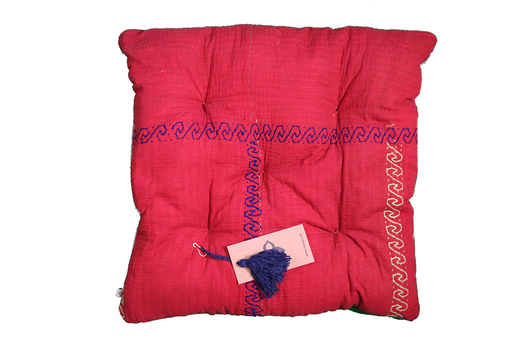 Kantha Vintage Kissen 40*40 cm Baumwolle