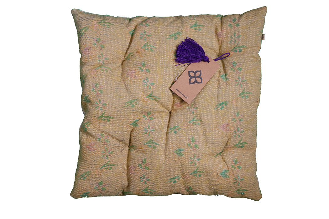Kantha Vintage Kissen 40*40 cm Baumwolle