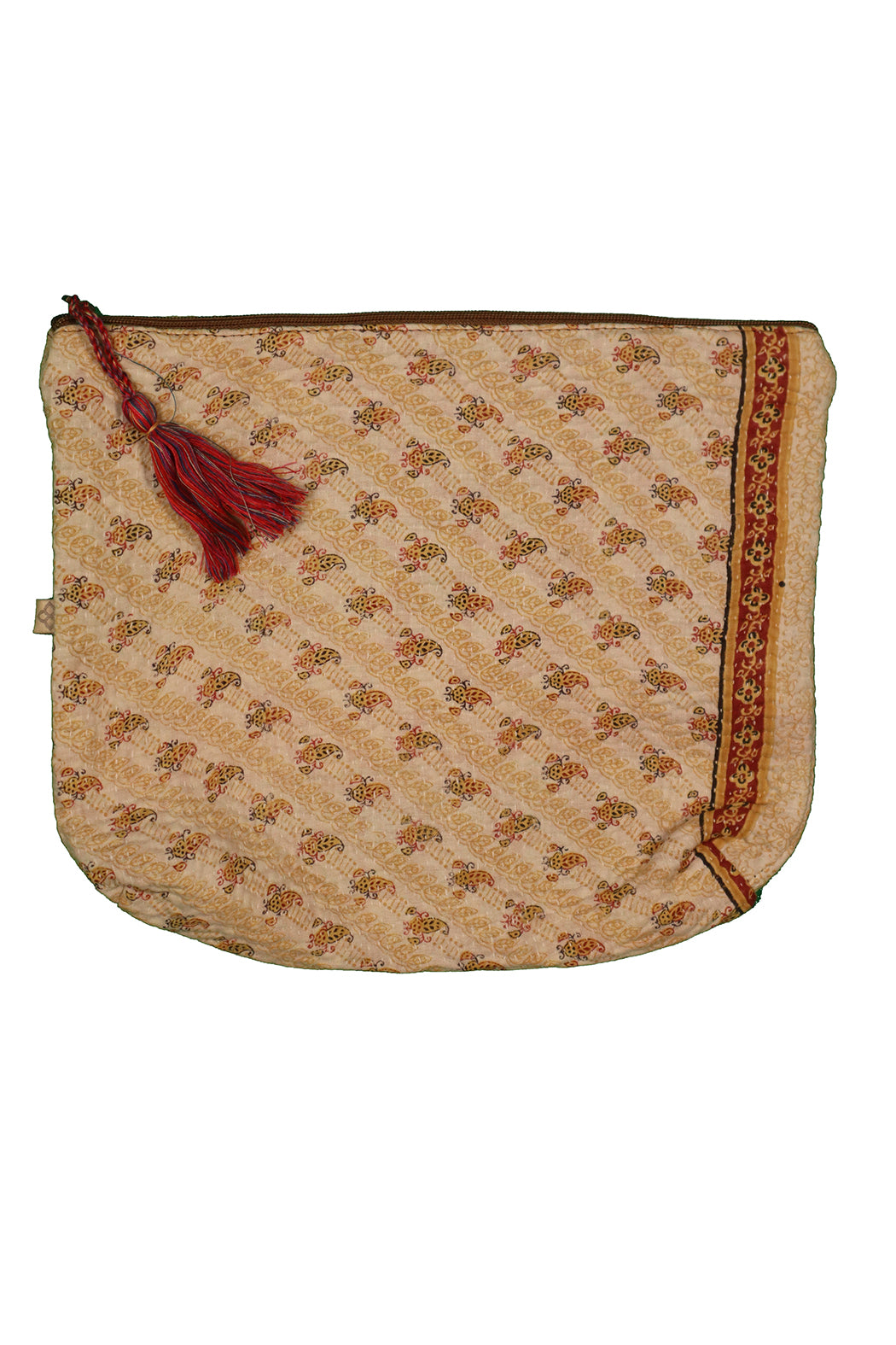 Kantha Sari Pung – Recycled Vintage sari | 24x28 cm | MASALA