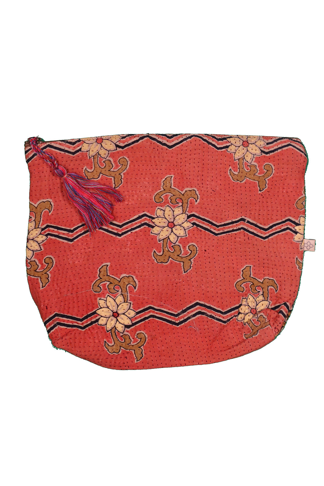 Kantha Sari Pung – Recycled Vintage sari | 24x28 cm | MASALA