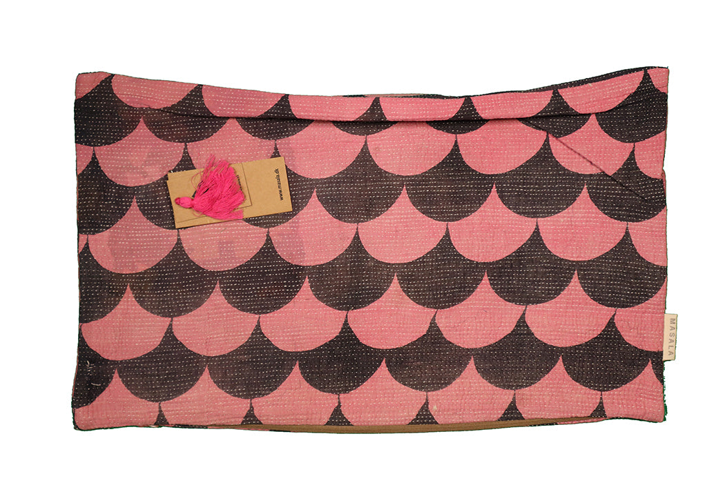 Sari Kantha Pude – Unik Vintage 30x50 cm | MASALA
