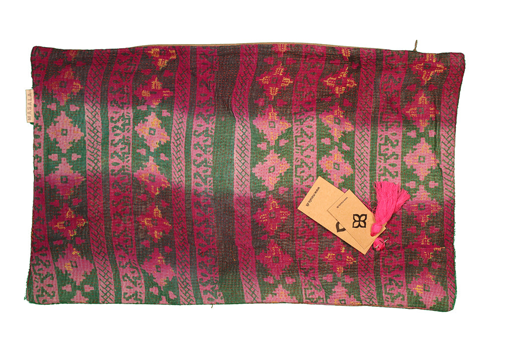 Sari vintage kantha cushion 45*45 cm