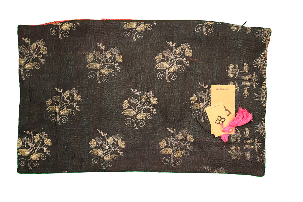 Sari Kantha Pude – Unik Vintage 30x50 cm | MASALA