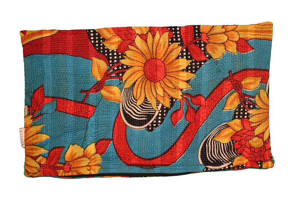 Sari Kantha Pude – Unik Vintage 30x50 cm | MASALA
