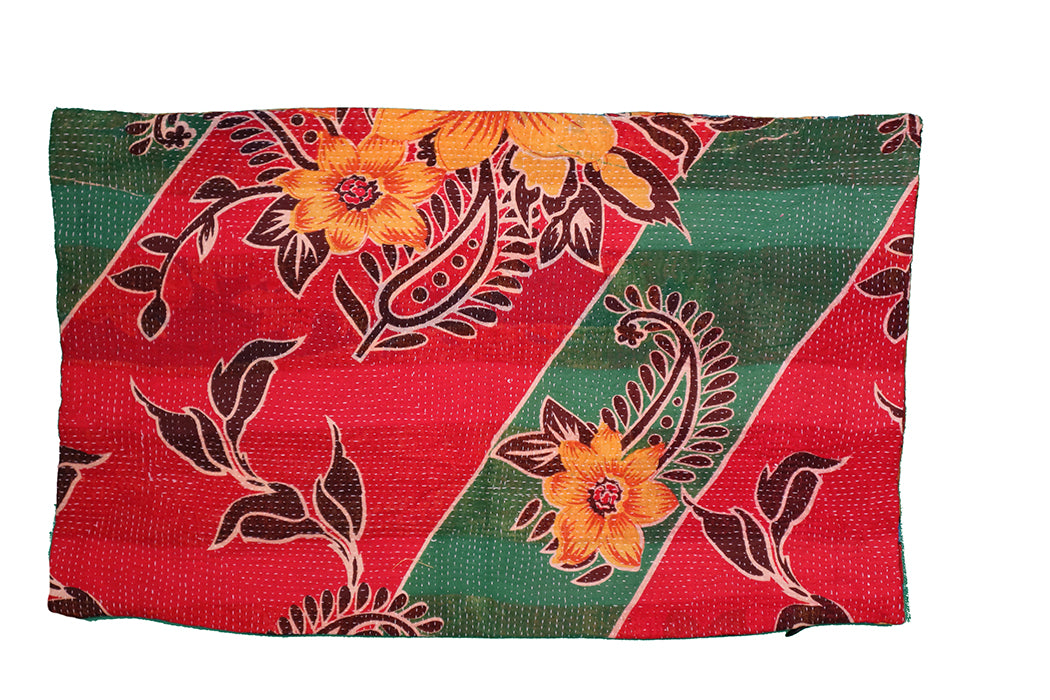 Sari Kantha Pude – Unik Vintage 30x50 cm | MASALA