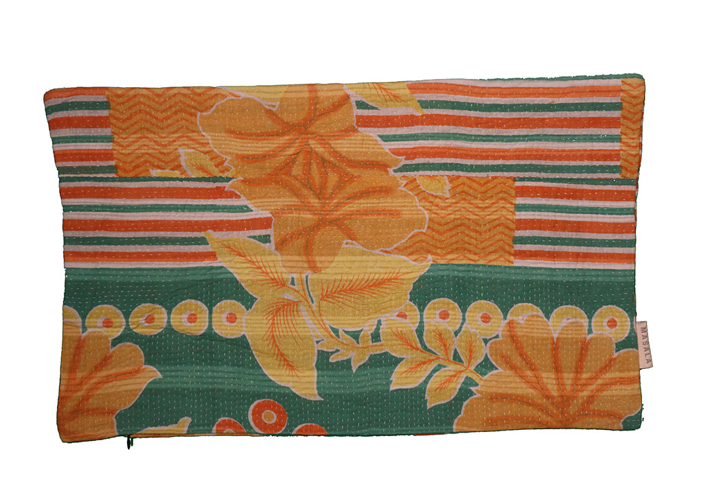 Sari Kantha Pude – Unik Vintage 30x50 cm | MASALA