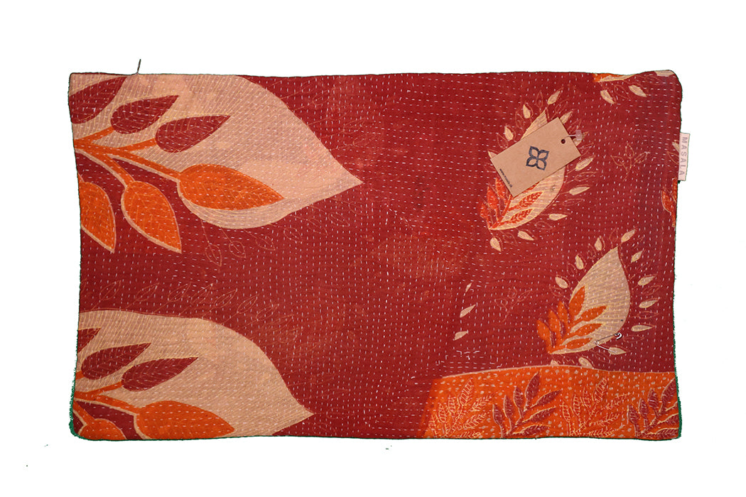 Sari Kantha Pude – Unik Vintage 30x50 cm | MASALA