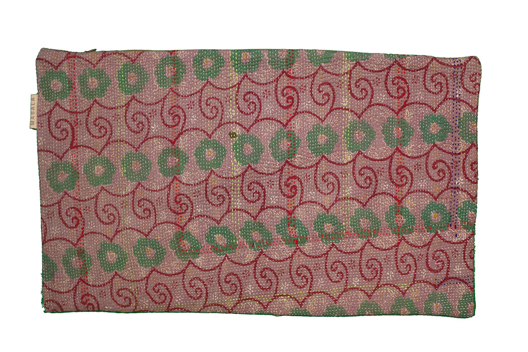 Sari Kantha Pude – Unik Vintage 30x50 cm | MASALA