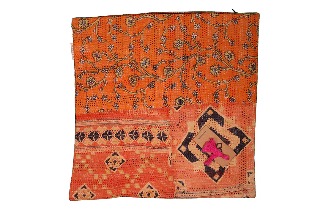 Sari Vintage Kantha Kissen 45*45 cm