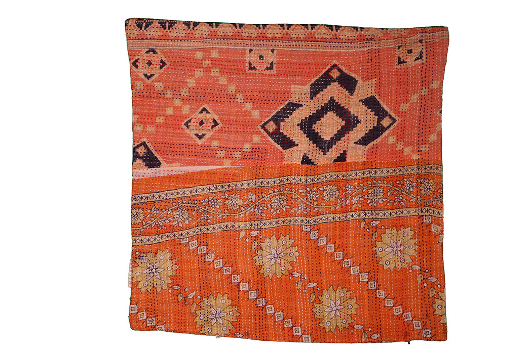 Sari Vintage Kantha Kissen 45*45 cm