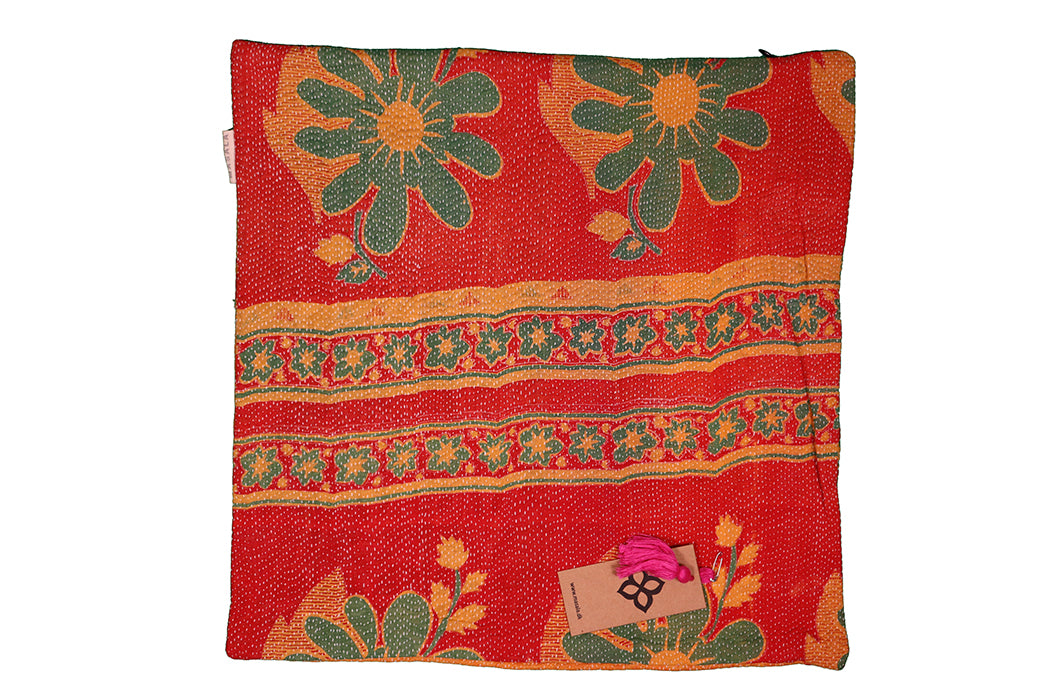 Sari Vintage Kantha Kissen 45*45 cm