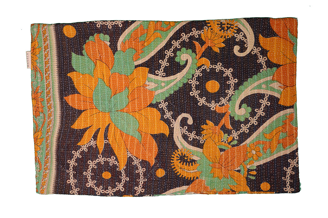 Sari Kantha Pude – Unik Vintage 40x60 cm | MASALA