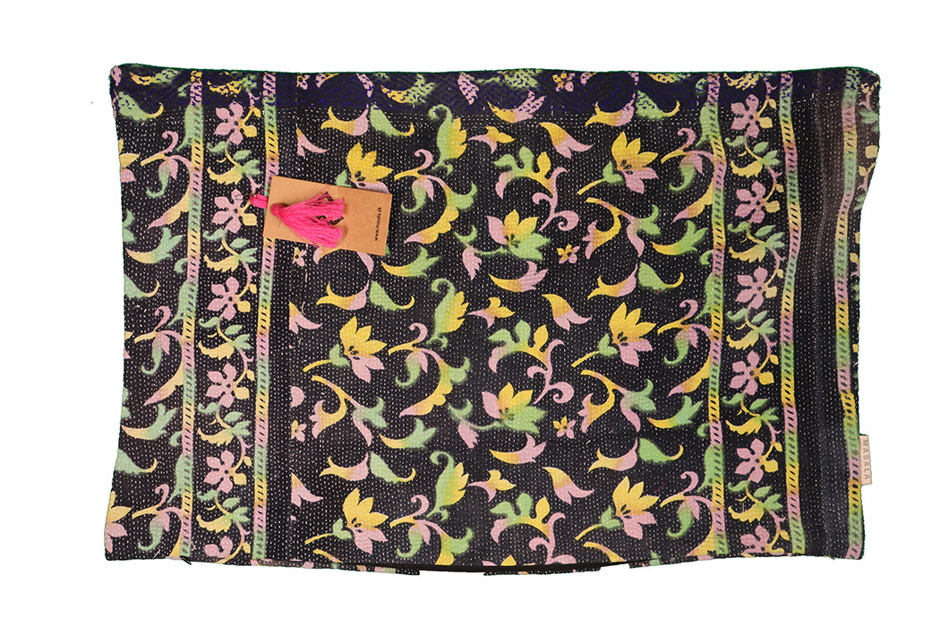 Sari Kantha Pude – Unik Vintage 40x60 cm | MASALA