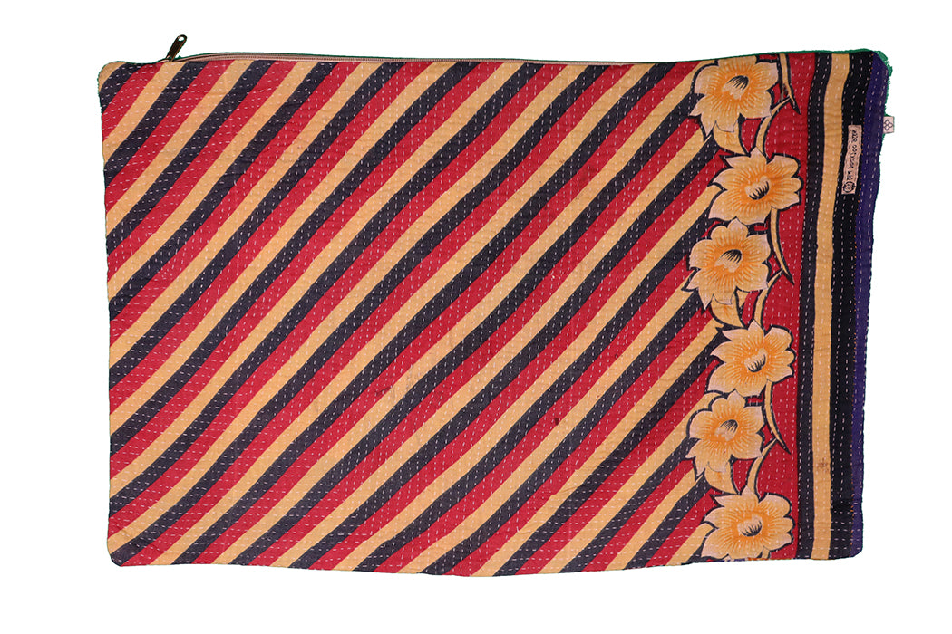 Sari Kantha Pude – Unik Vintage 40x60 cm | MASALA