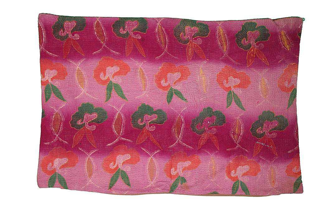 Sari Kantha Pude – Unik Vintage 40x60 cm | MASALA