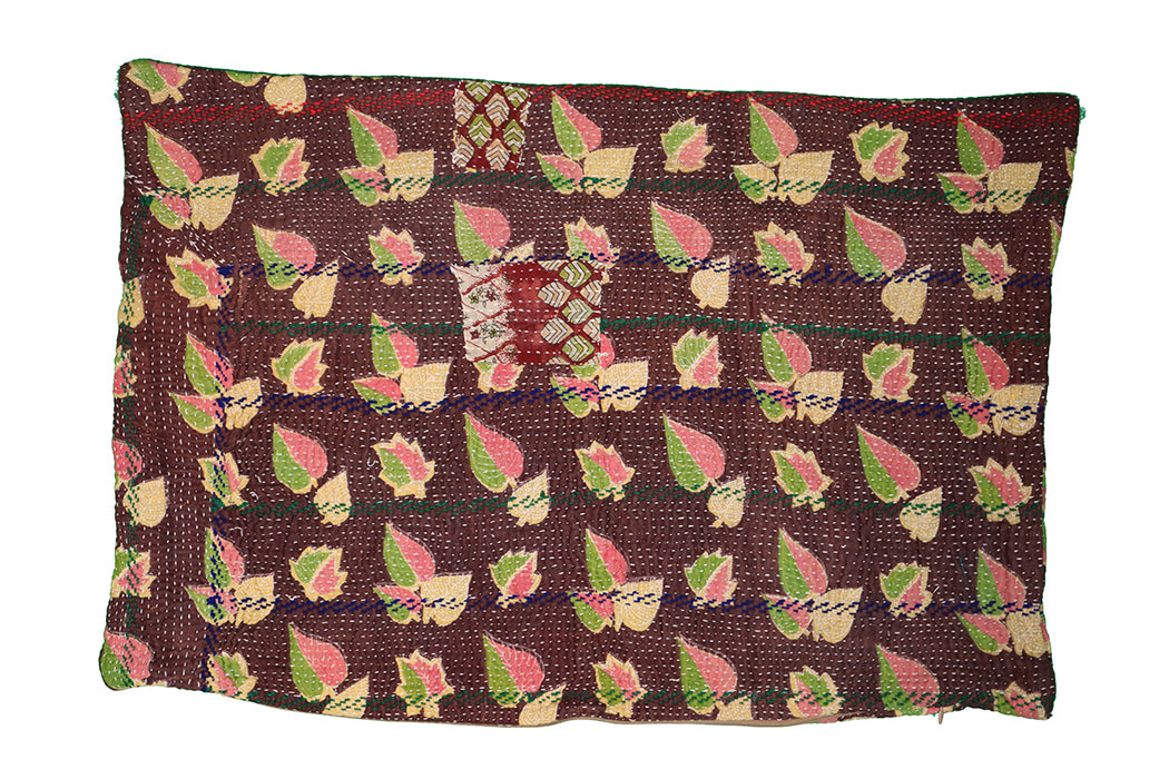 Sari Kantha Pude – Unik Vintage 40x60 cm | MASALA