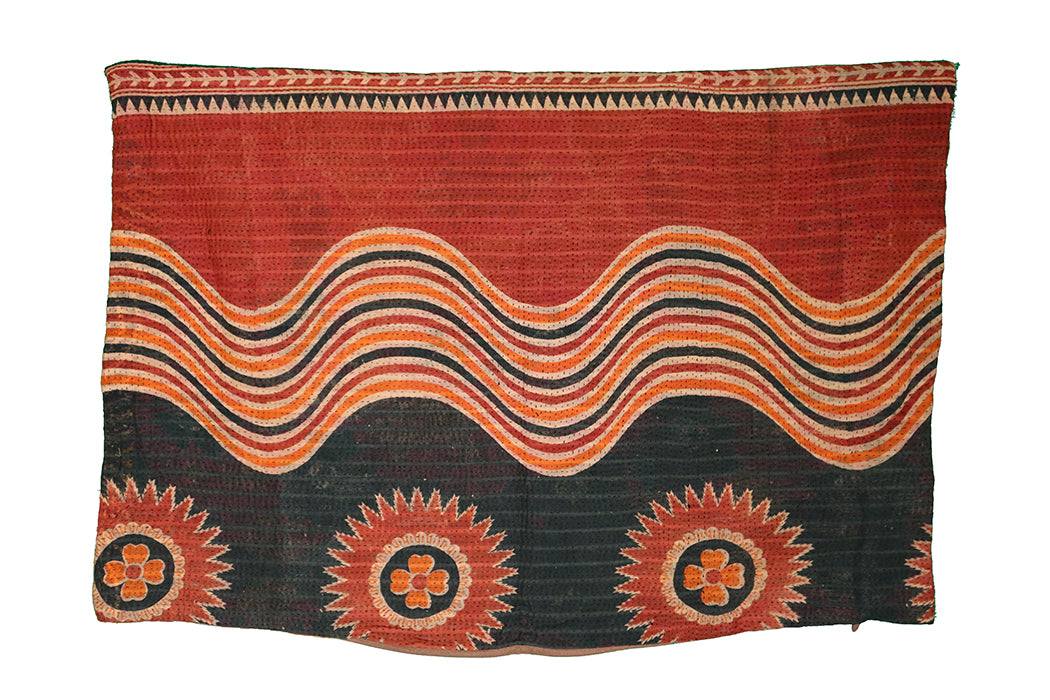 Sari Kantha Pude – Unik Vintage 40x60 cm | MASALA