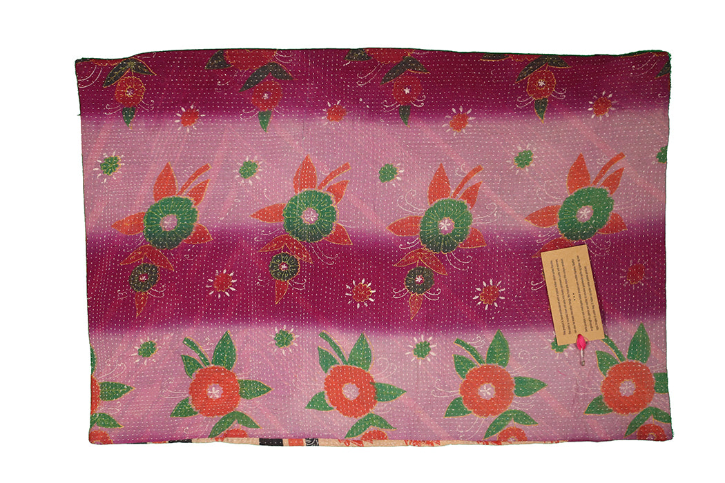 Sari Kantha Pude – Unik Vintage 40x60 cm | MASALA