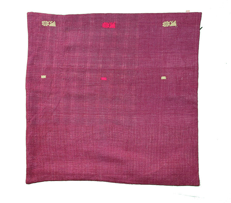Sari vintage kantha pude 60*60 cm