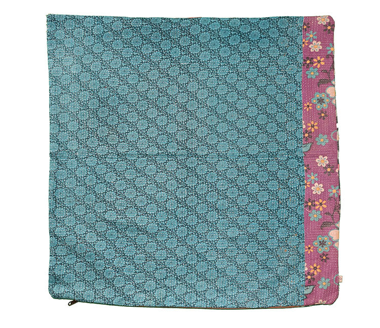 Sari vintage kantha pude 60*60 cm