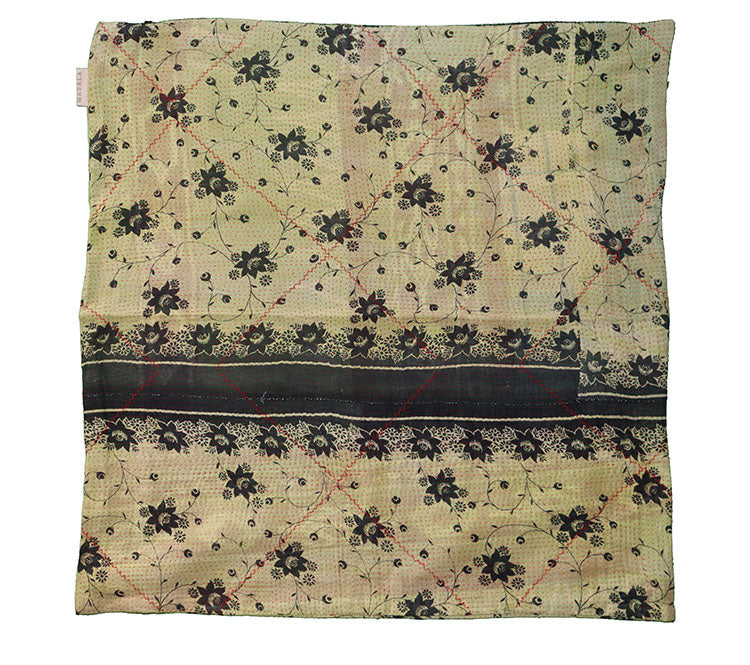 Sari vintage kantha pude 60*60 cm