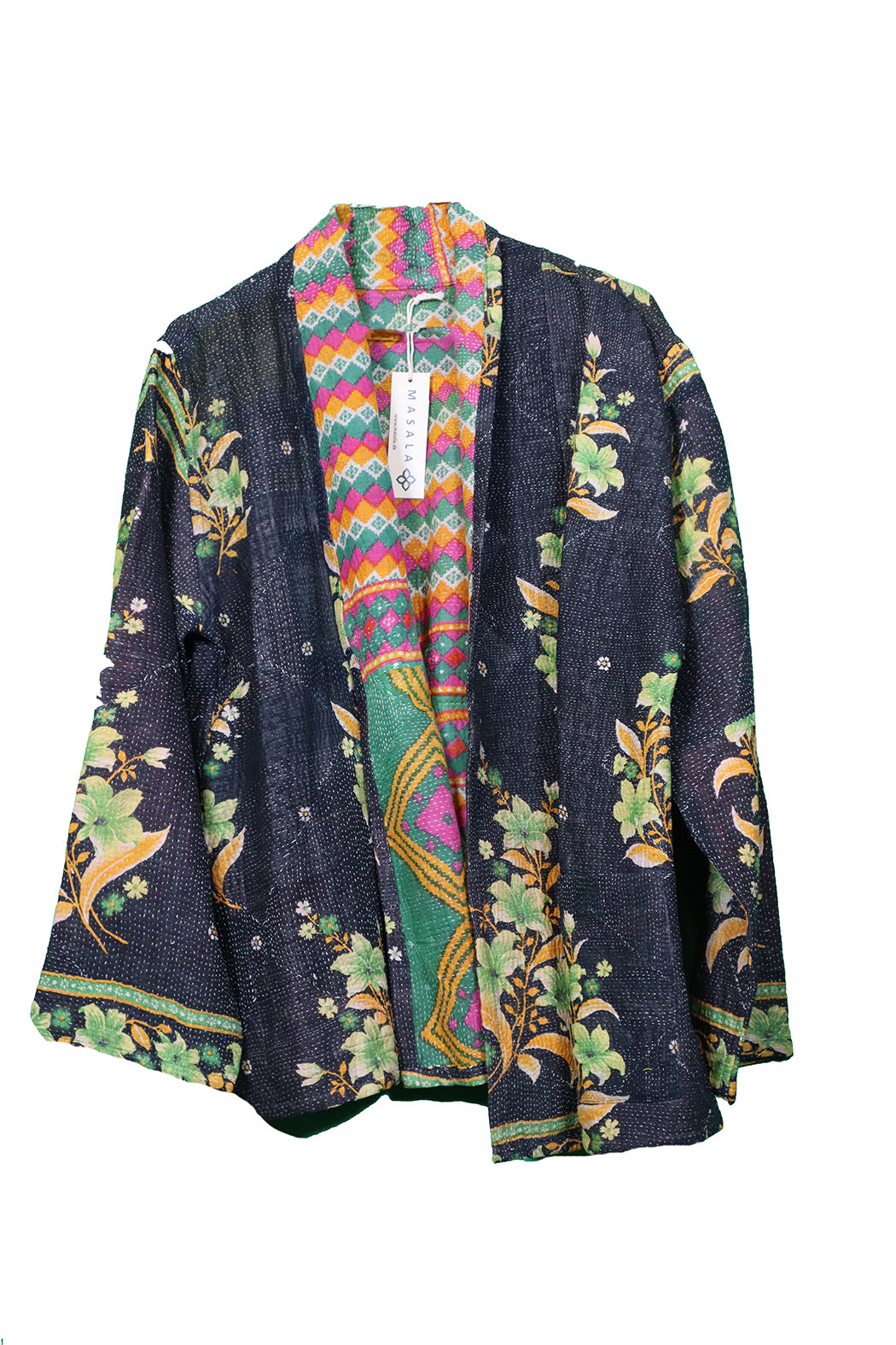 Ally Kantha Jakke – Vintage Bomuld (One Size) | MASALA