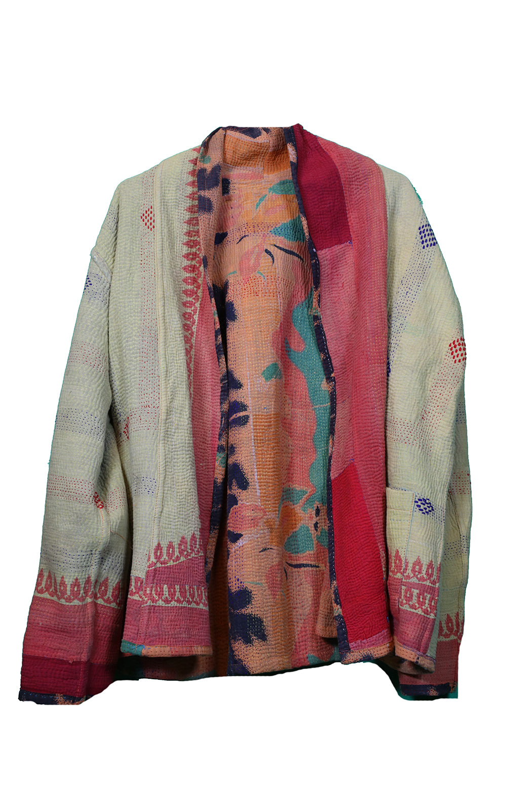 Ally Kantha Jakke – Vintage Bomuld (One Size) | MASALA