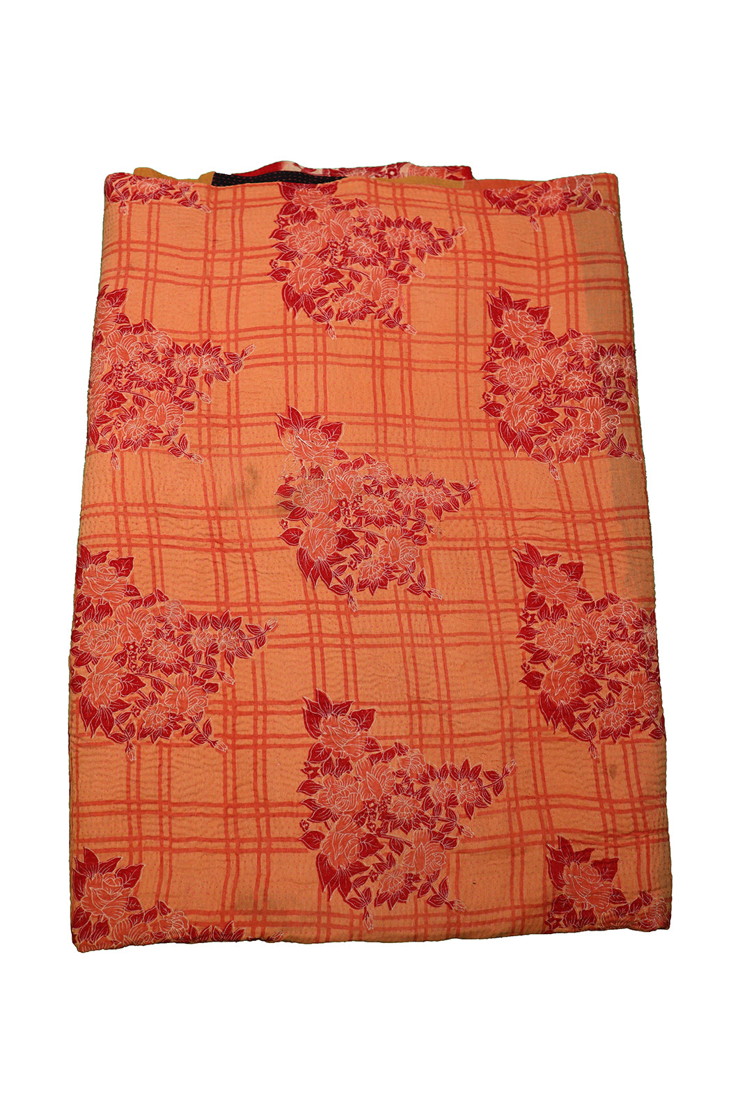 Kantha Vintage Teppich ca. 140x210 cm, Baumwolle