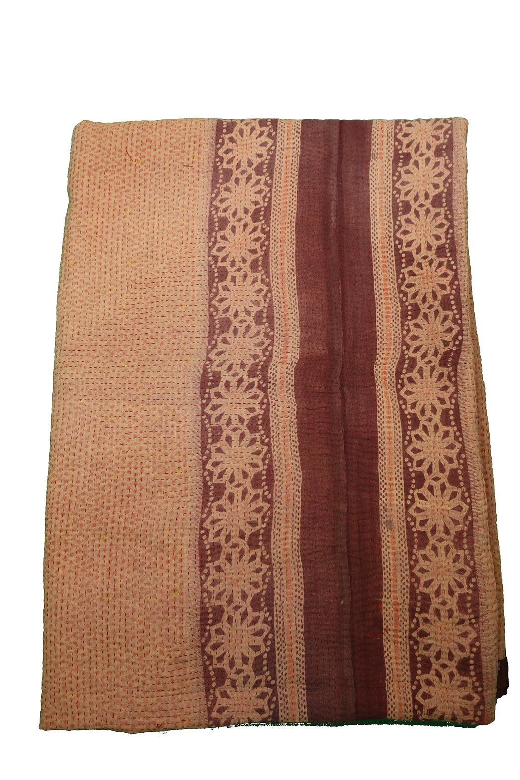 Kantha Vintage Teppich ca. 140x210 cm, Baumwolle