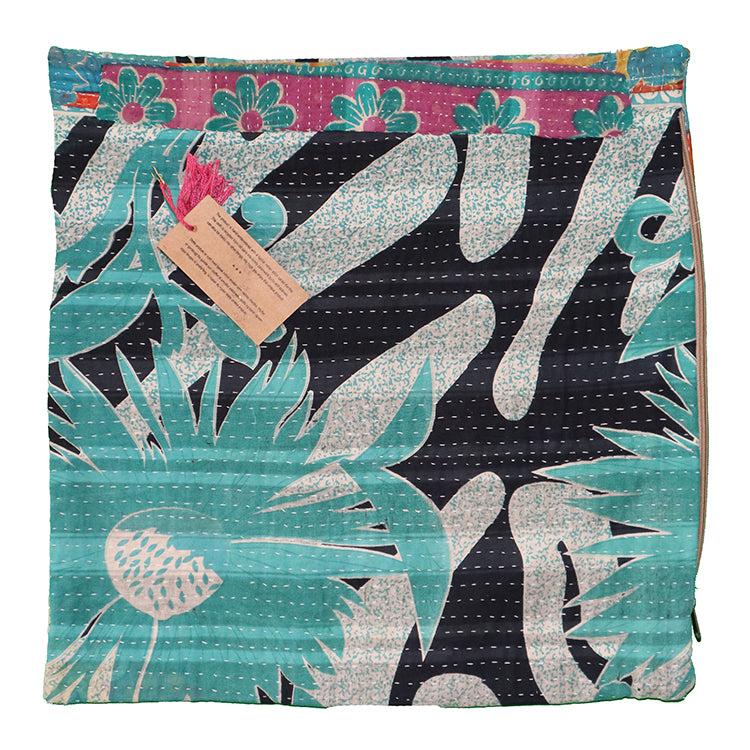 Sari vintage kantha pude 45*45 cm
